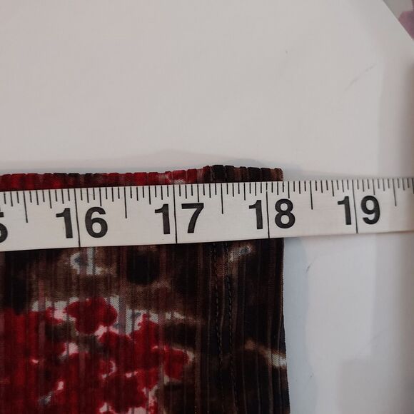 Apt. 9 Shirt Top Comfy Stretch Womens Size Large Cut Out 3/4 Sleeve Lined - Picture 12 of 13